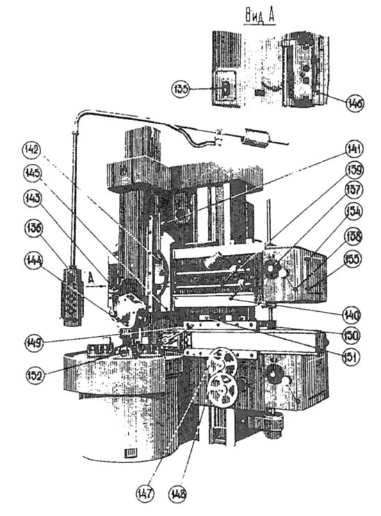 Розташування органів керування токарно-карусельним верстатом 1541 1541 Розташування органів керування токарно-карусельним верстатом